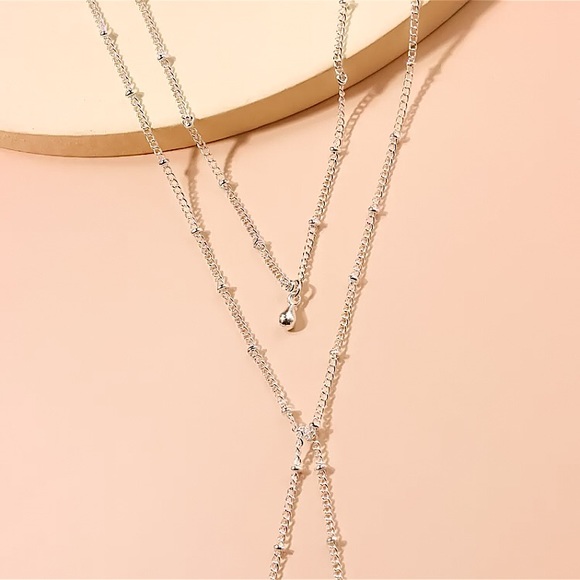 🔴𝟭𝟬/$𝟮𝟱🔴NEW 2 Layered Drop Necklace - Picture 9 of 15